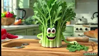 Mr. Green&rsquo;s Kitchen Fresh & Crunchy, Fun song, kids videos for kids, kids songs, kids cartoons