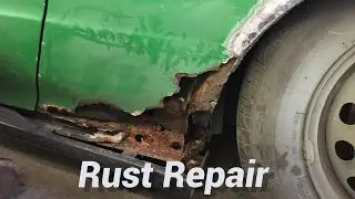 Ford Focus rear wing ￼rust repair