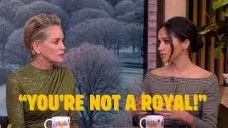Sharon Stone HUMILIATES Meghan Markle On The View After Heated Clash
