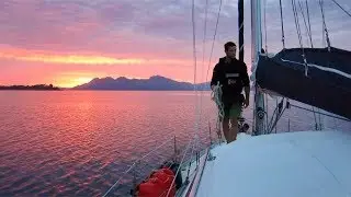 SAILING FROM MALLORCA TO IBIZA (in 60 knot winds)