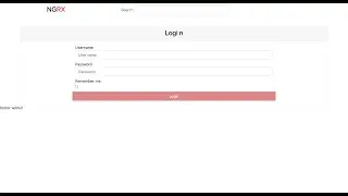 Angular Login Part #1