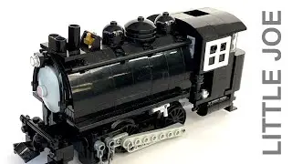 LEGO 1:48 Baltimore and Ohio C-16 0-4-0T (силовые функции + модифицированные средние драйверы)