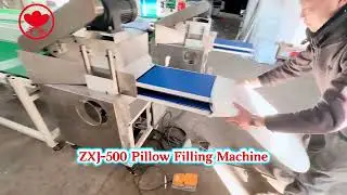 Memory foam pillow packing solution pillow filling machine pillow rolling machine for Canada 