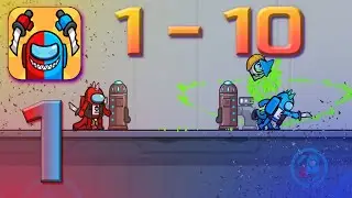 We're Impostors : Kill Together (Red and Blue impostor) 1 - 10 levels