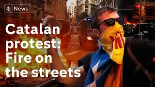 Catalonia protesters bring Barcelona to standstill