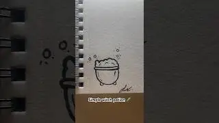 Simple Halloween drawing 🎃 #artist #art #howto #drawingideas #drawing #artistonyoutube #shorts