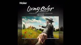 Bring the magic of art to life in your living room with Haier TV M80 🎨