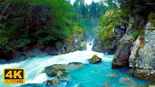 Relaxing Waterfall Sounds - Turquoise Water