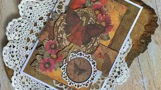 In rustic colours @altairart @papermona @butterflyeffect @rusticcard