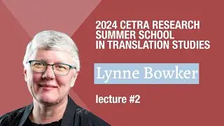 Lynne Bowker: Translation technologies and ethics