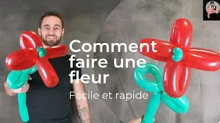 Comment faire une belle fleur en ballon #11Tuto Astuce ballon facile