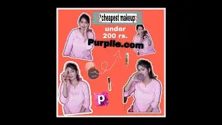 Trying Cheapest Makeup from Purplle.com | RATH YATRA MAKEUP | Makeup under 200 Rs. |Priyanka Jyshrii