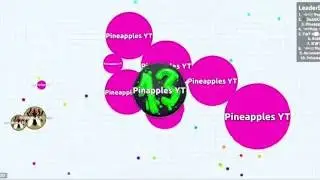 Insane Pineaplles Destroy Agario Lobby (Agar.io)