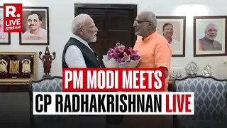 PM Modi LIVE: PM Felicitates Vice President-Designate CP Radhakrishnan