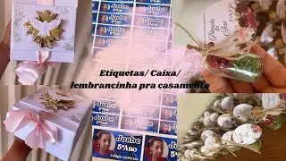 Rotina de encomendas/ lembrançinhas de casamento/ Etiqueta escolar…