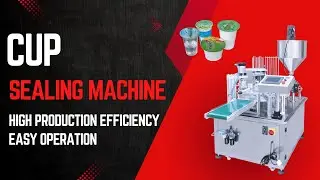 Fully Automatic Triangle Cup Filling and Sealing Machine | Yogurt Jelly Packaging Line