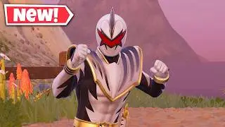 Новый скин Белого Динозаврика Рейнджера в Fortnite! (Power Rangers Dino Thunder)