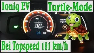 Ioniq Electric - Turtle-Mode bei Top Speed - 181 km/h