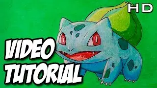 C&oacute;mo dibujar a Bulbasaur de Pok&eacute;mon Paso a Paso - Tutorial Bulbasaur Pok&eacute;mon N&deg;02