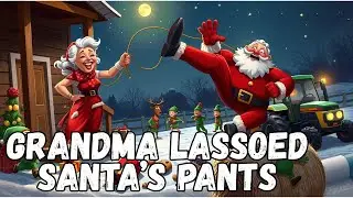 🎵 Бабушка заарканила штаны Санты 🎅😂 | Веселая рождественская песня в стиле кантри