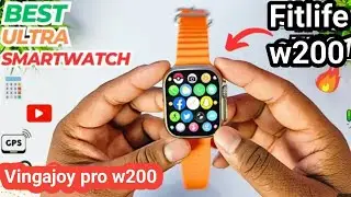 Fitlife W-200 Vingajoy pro Smart watch 2023 / Smart watch Vingajoy w200 / Smart watch w200 Unboxing