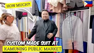 First Time Magpagawa ng Suit sa Kamuning Public Market! 🧵✨🇵🇭 | JM Banquicio