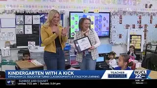 Adeana Mann brings joyful learning to her Blandford Elementary Kindergarten Classroom