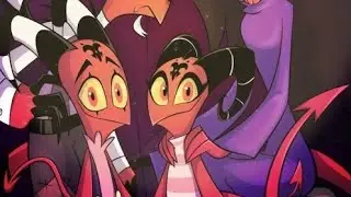 stolas and alter Stella like to tease blitzo(HELLUVA BOSS)