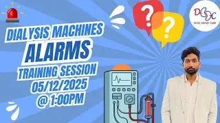 Dialysis Machine Alarms #dcdc #ttt #nabh #dialysis #machine #alarms  #guidance