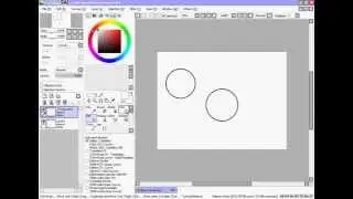 [Basic] How to Make a Circle with Paint Tool sai