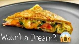 👩‍🍳Made this Popular Loaded TikTok Egg Wrap! 😉See How It Turned Out!🙌 #vegetarian