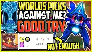 WORLDS PICKS (VIKTOR TOP) AGAINST ME? GOOD TRY | Cho'Gath vs Viktor TOP Season 8 League of Legends