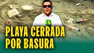 Cierran playa Agua Dulce el domingo por suciedad y ba&ntilde;istas apoyan: 