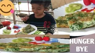 Iron & Protein Rich Spinach Omelette #Omelette #Palakrecipe #eggrecipe  #2minuterecipe