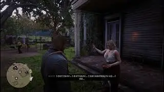 RDR2 - Arthur and Drunk Karen in Chapter 4 Camp