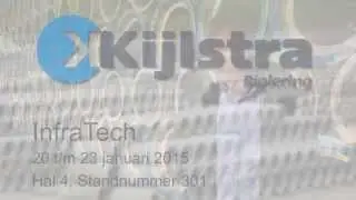 Kijlstra Riolering toont nieuwe rioleringsbuis tijdens Infratech 2015