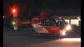 Rettungshubschrauber Christoph 64 (D-HDRQ) | Abendlicher Start in Hennigsdorf