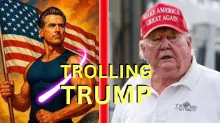 GAVIN NEWSOM TROLLS TRUMP AND ITS AMAZING!!LOL