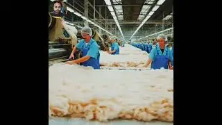 Modern Wool Factory Process Sheep Wool to Luxury Blankets