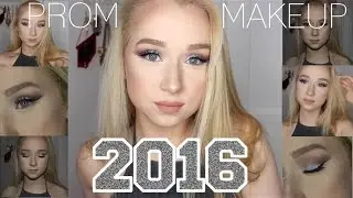 PLATINUM GLITTER EYES!! | PROM MAKEUP TUTORIAL 2016 ♡