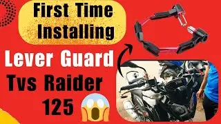Tvs Raider Clutch Lever Guard Modification Guide Step By Step #tvsraider #bike #accessories #vlog