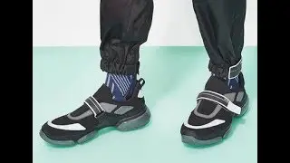 Up Close Look at Prada Cloudbust Sneakers