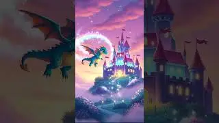 Dragon flaps wings #fairytalesstory #shorts
