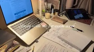 Study with me | Exam Week | 50 minutes | No music | Deep focus
