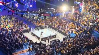 WWE Crown Jewel Perth Australian National Anthem Loudest Rendition I&rsquo;ve Ever Heard! Post USA Anthem