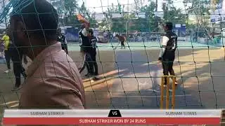 Subham Titans vs Subham Striker live cricket match | Subham Elite Housing Box Cricket 2.0 live - Su