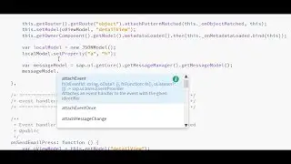 Brackets with UI5 extension - hints for javascript code & XML views