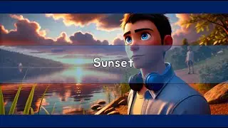 Comfy music// Whispers of the Sunset: Peace by the Lake #study #chill #reading #relax #work #sleep