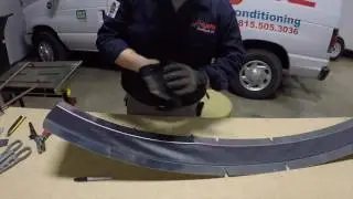 Making a Flexible Duct Connector