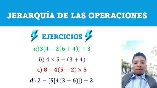 Jerarquía de operaciones - EJERCICIOS AUMENTANDO LA DIFICULTAD